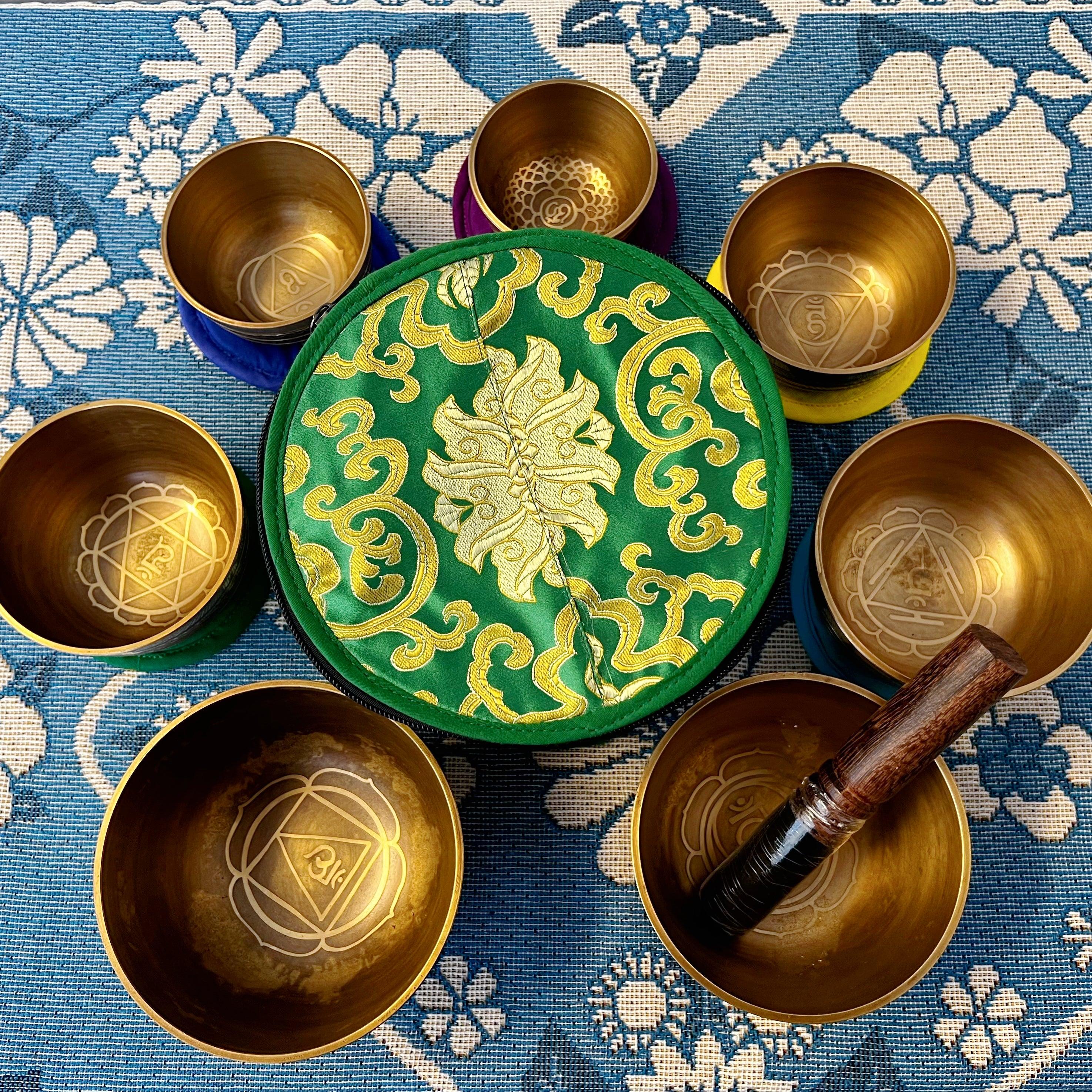 Tibetan Singing Bowl Nepal Handmade 7 Chakras - Little Kalimba Shop