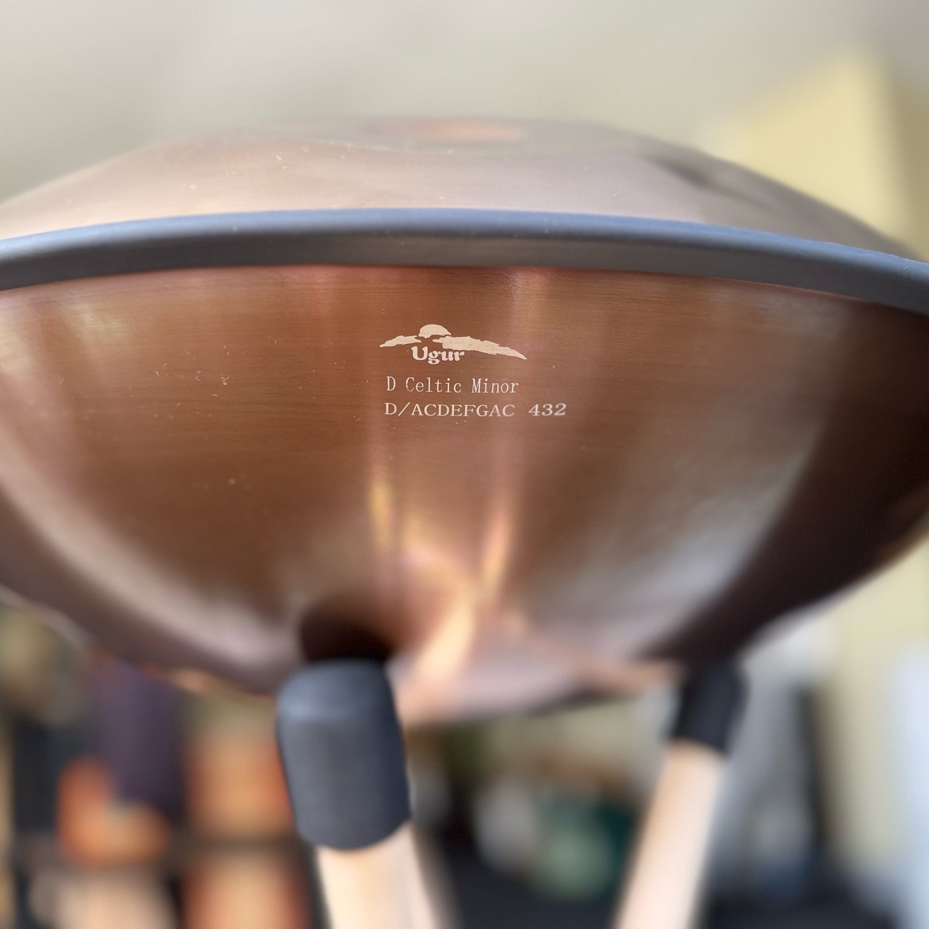 Ugur Handpan 9 Note D Celtic 432 Hz Bronze buy handpan Australia Beginner sound healing music therapy