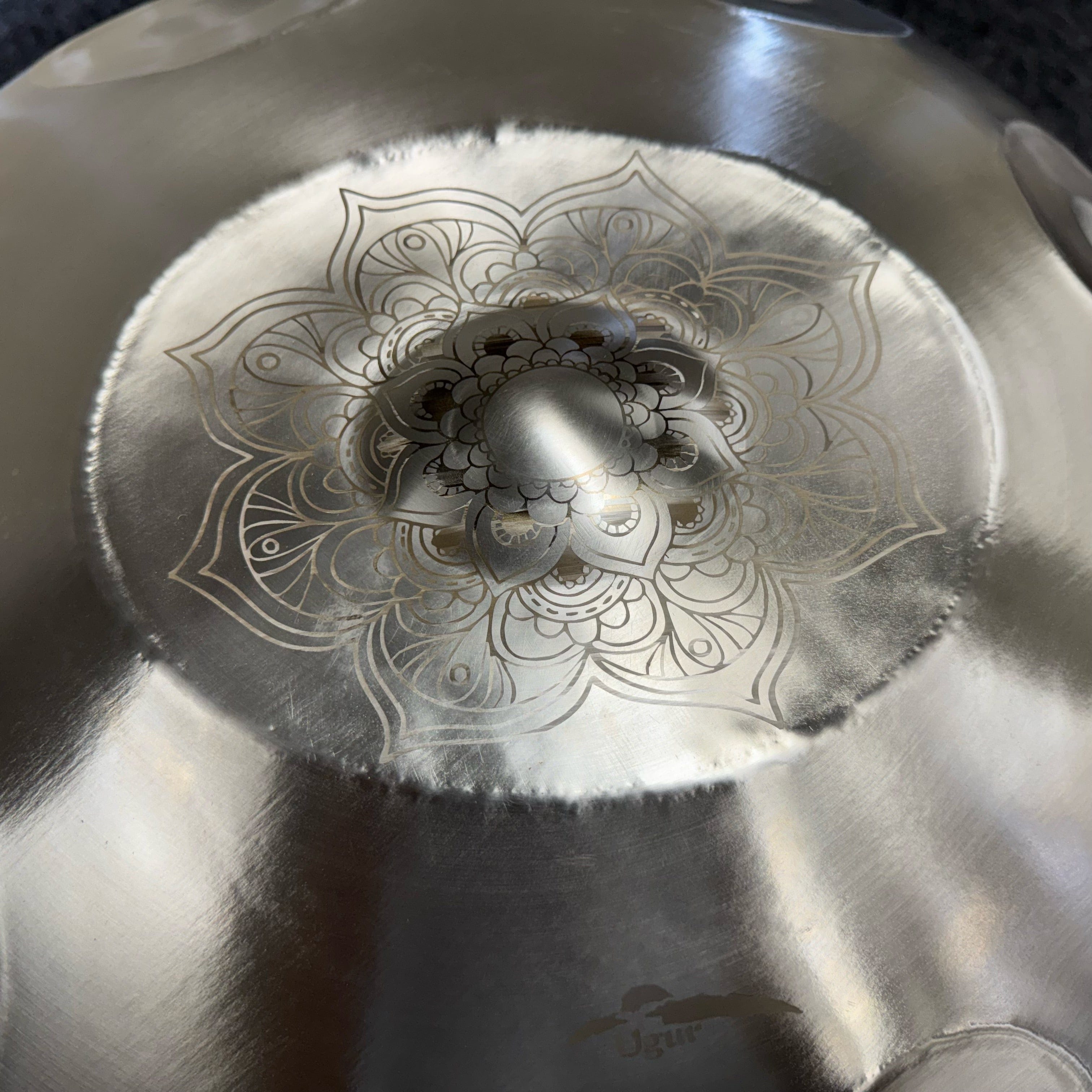Ugur Handpan 9 Note D Celtic 432 Hz Silver beginner handpan Australia sound healing muscial therapy