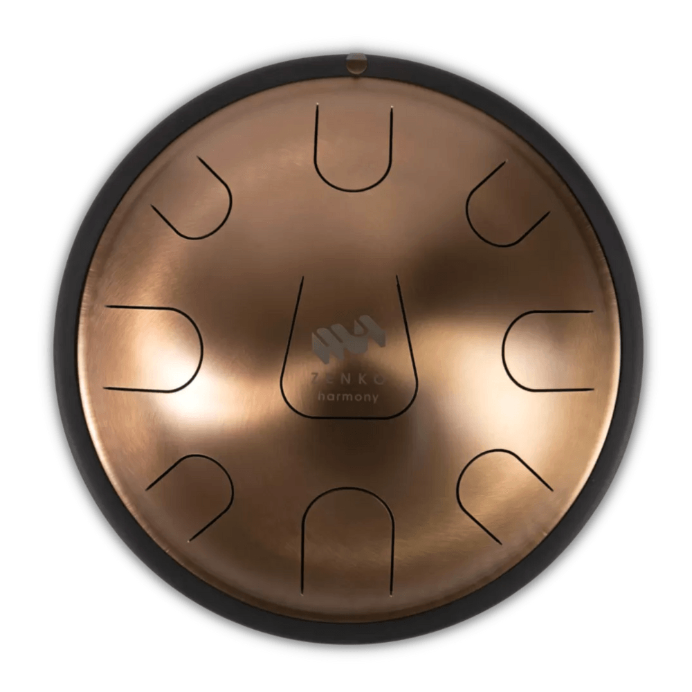 Zenko Steel Tongue Drum 9 Note HARMONY 432hz tank drum preium handmade in france musical therapy sound healling