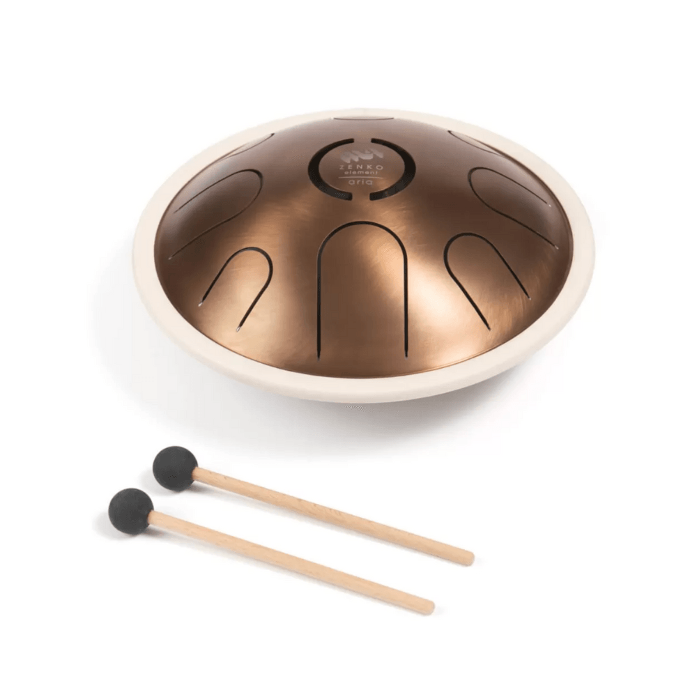 Steel Tongue Drum ZENKO ELEMENT Aria 432hz 8 Note musical therapy sound healing meditation