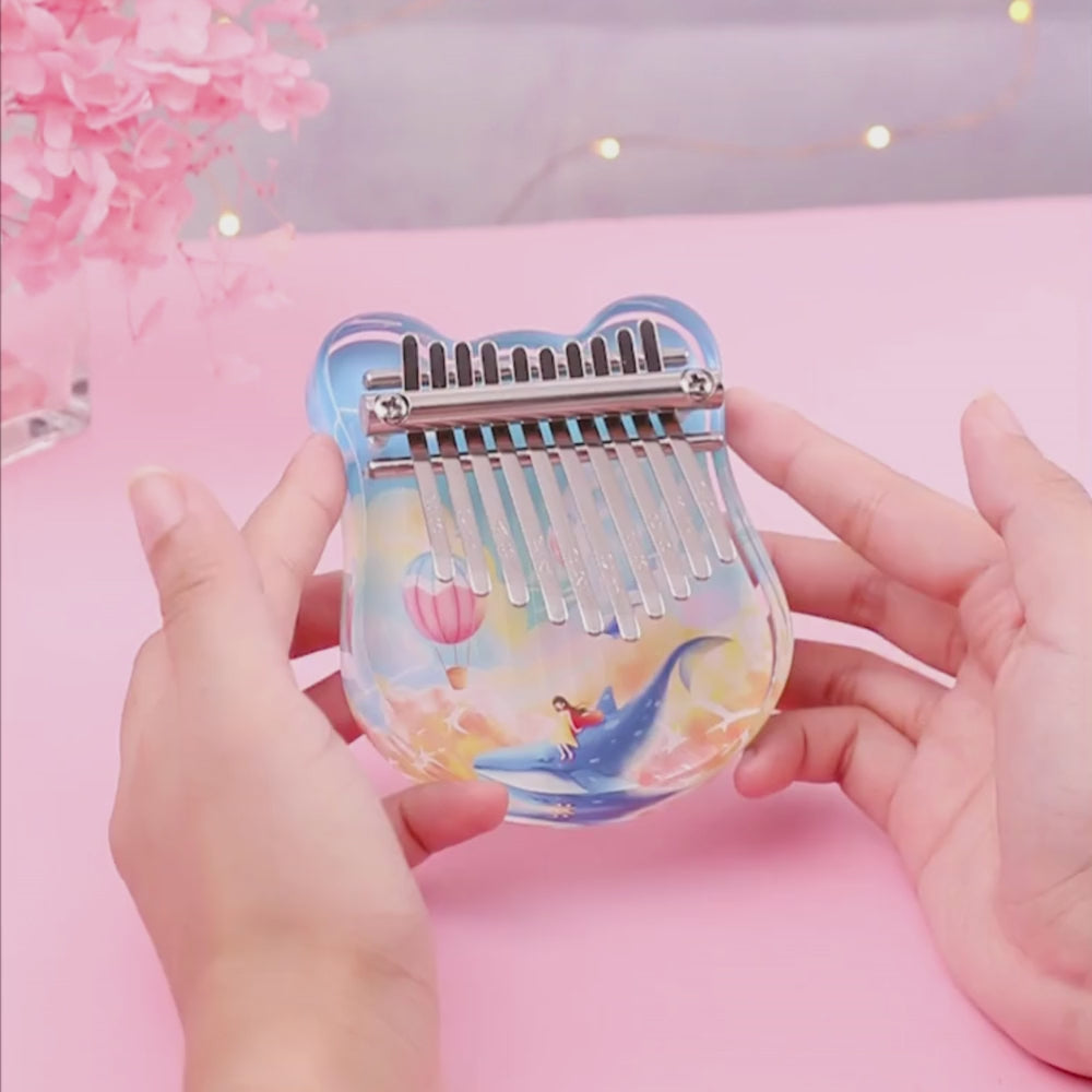 Kalimba Cute Mini Acrylic 10 Key thumb piano kids kalimba musical instrument Buy kalimba Australia