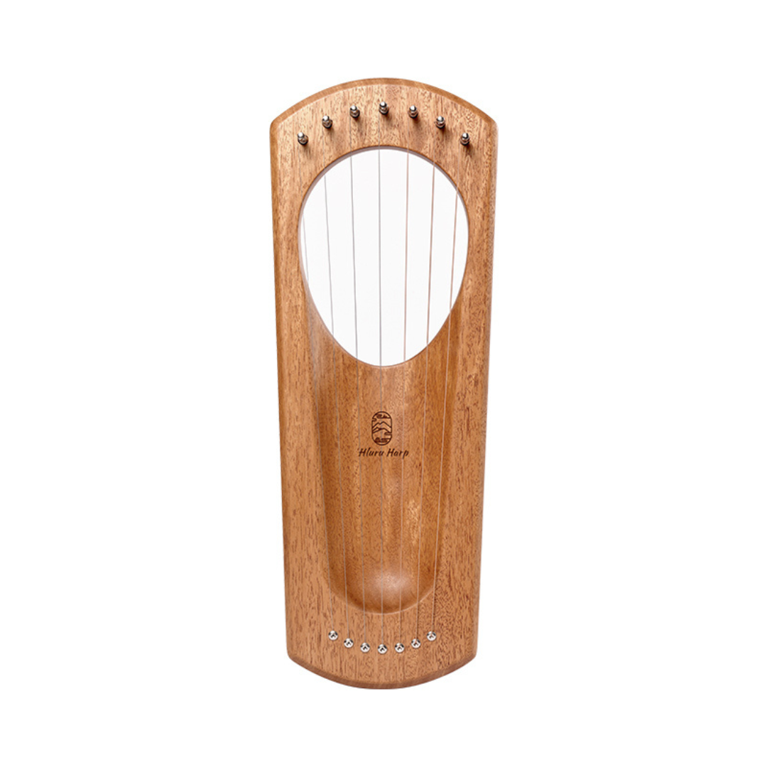 Lyre Harp 7 String Hluru Light On Earth G Major mini harp sound healing musical therapy buy lyre harp australia