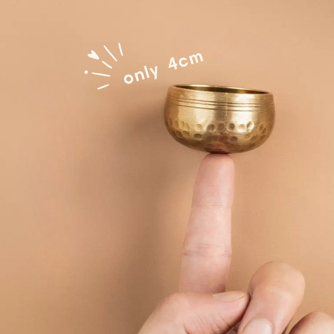 Mini Singing Bowl Nepal Handmade Meditation 4cm