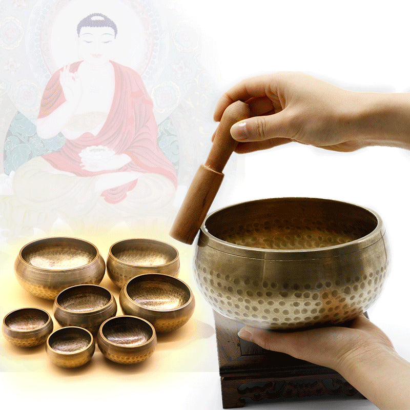 Tibetan Singing Bowl Nepal Handmade Meditation 9.5cm-20cm