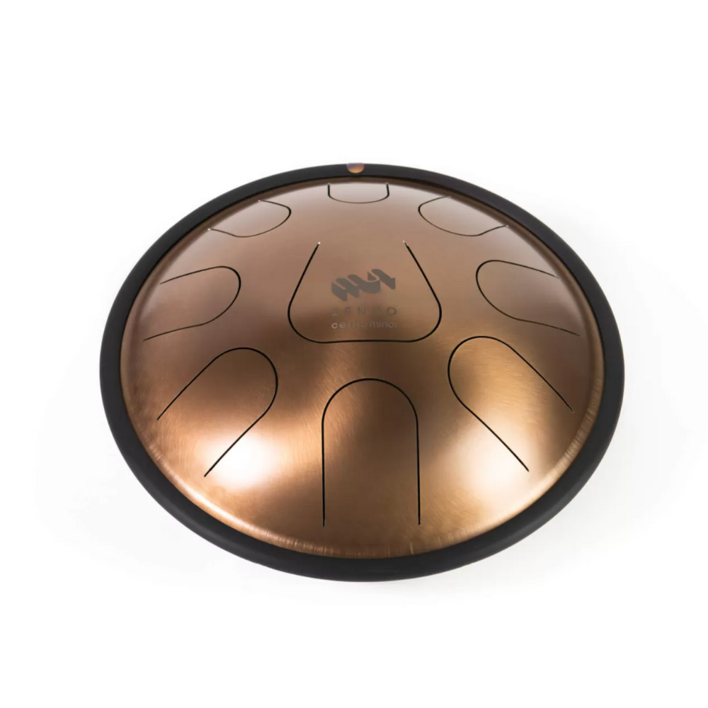 Zenko Steel Tongue Drum 9 Note EQUINOX 440hz 432hz
