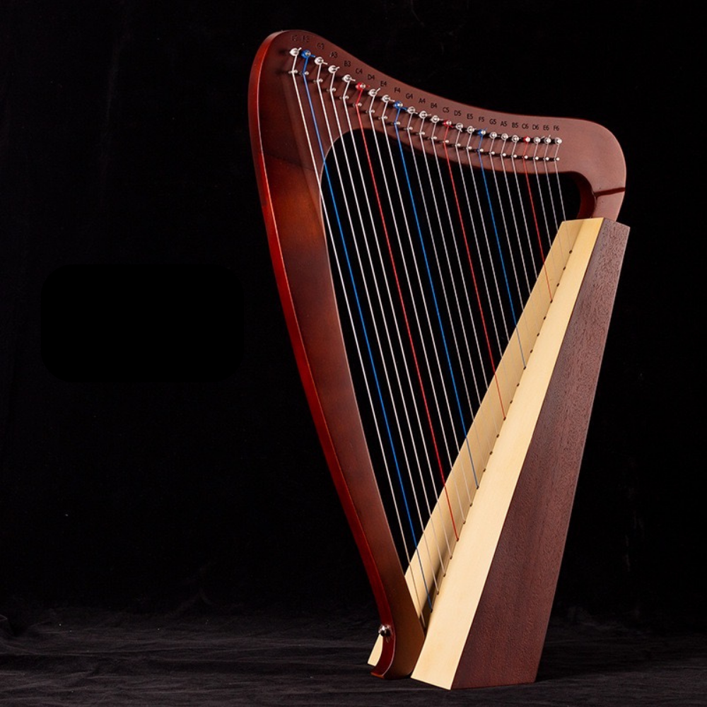 Pixie Harp Mini Celtic Harp 22 String Mahogany w/Bag