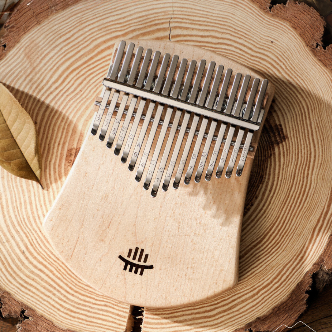 Kalimba 17 Key Maple Hluru Flat Board