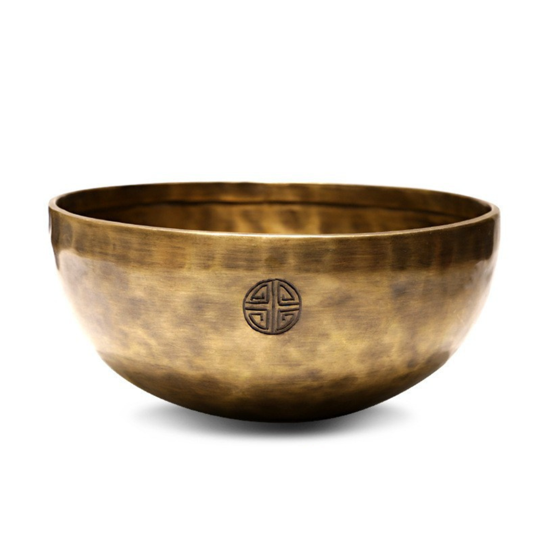 Tibetan Singing Bowl Nepal Handmade Meditation Full Moon 18cm-22cm