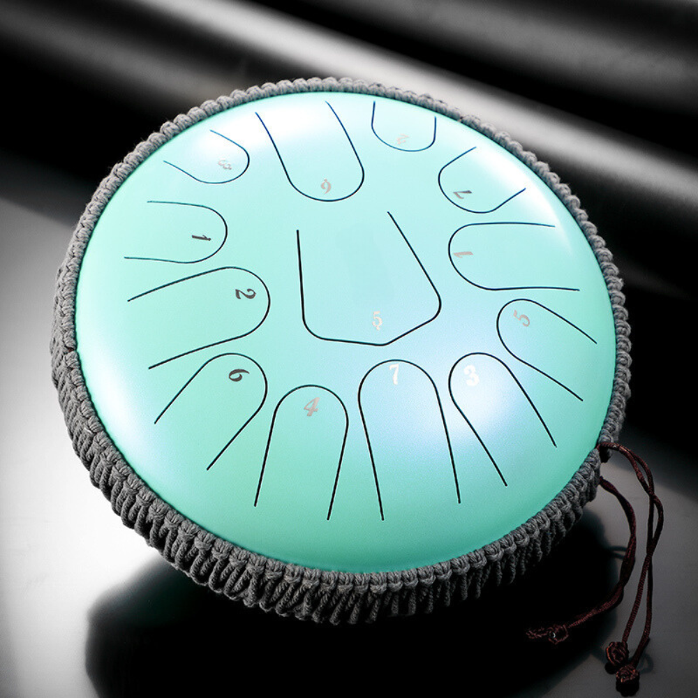 Hluru Steel Tongue Drum 12" 13-Note C Major