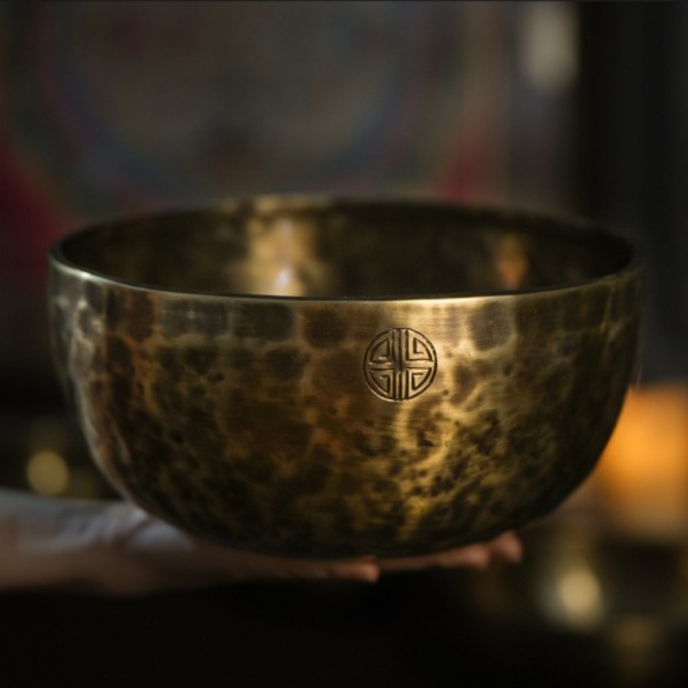Singing Bowl-Large Singing Bowl-Tibetan Handmade Singing Bowl-Large Singing Bowl-Best for Healing, Yoga and Chakra Balance 18-33CM Full Moon 