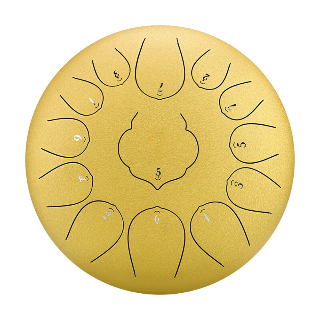 Steel Tongue Drum 12" 13-Note C Major