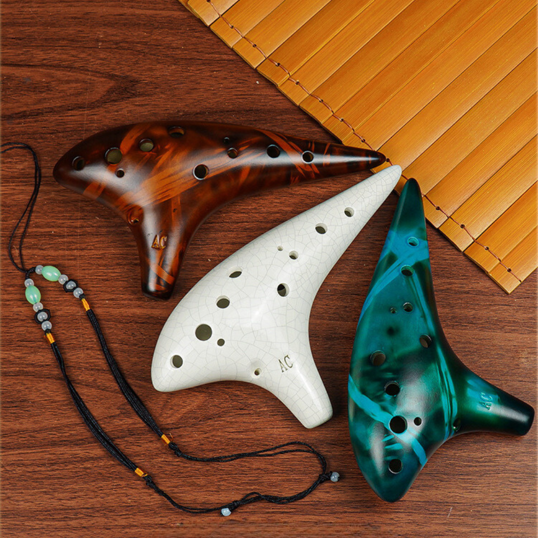 Ocarina Premium 12 Hole Alto C With Bag. musical instrument mouth flute. buy ocarina Australia