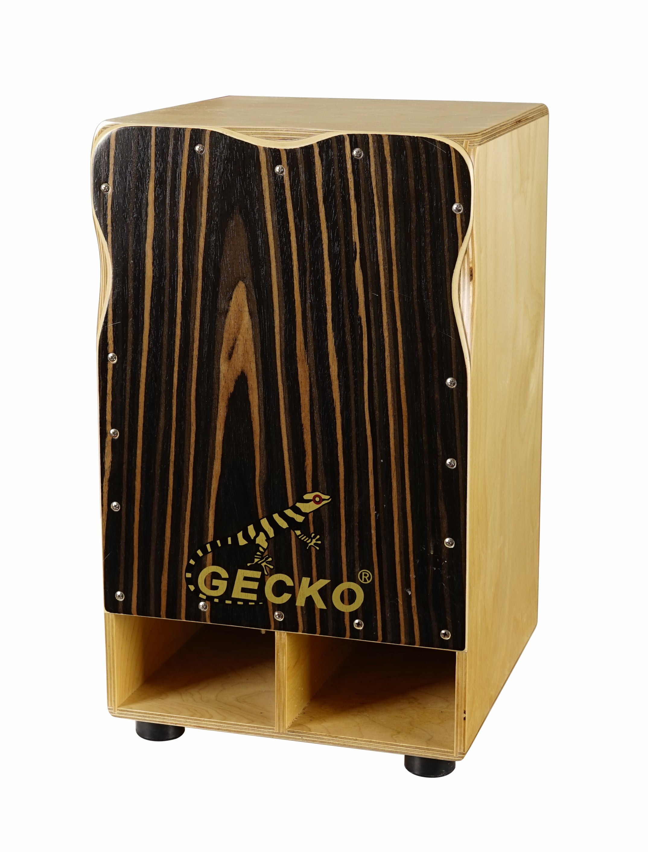Gecko Cajon Drum Jumbo Bass Hand Percussion with Backpack Bag box drum