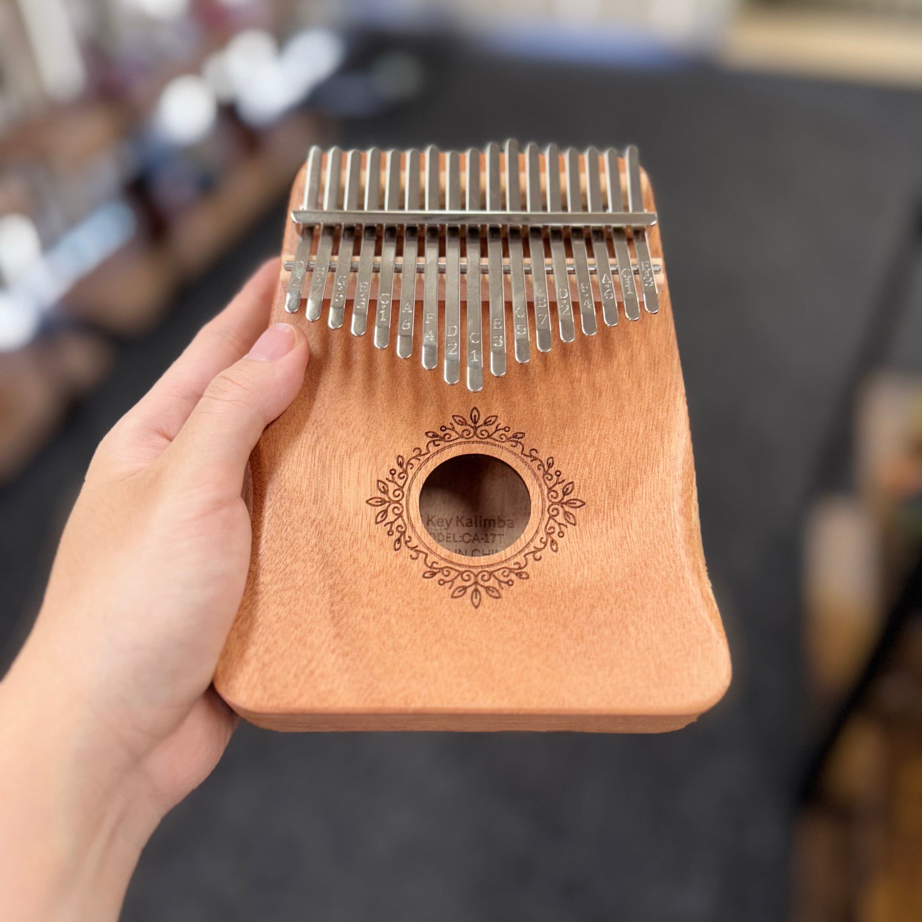 Buy Kalimba Australia 17 Key Classic Natural thumb piano beginner musical instrument sound healing relaxing mbira