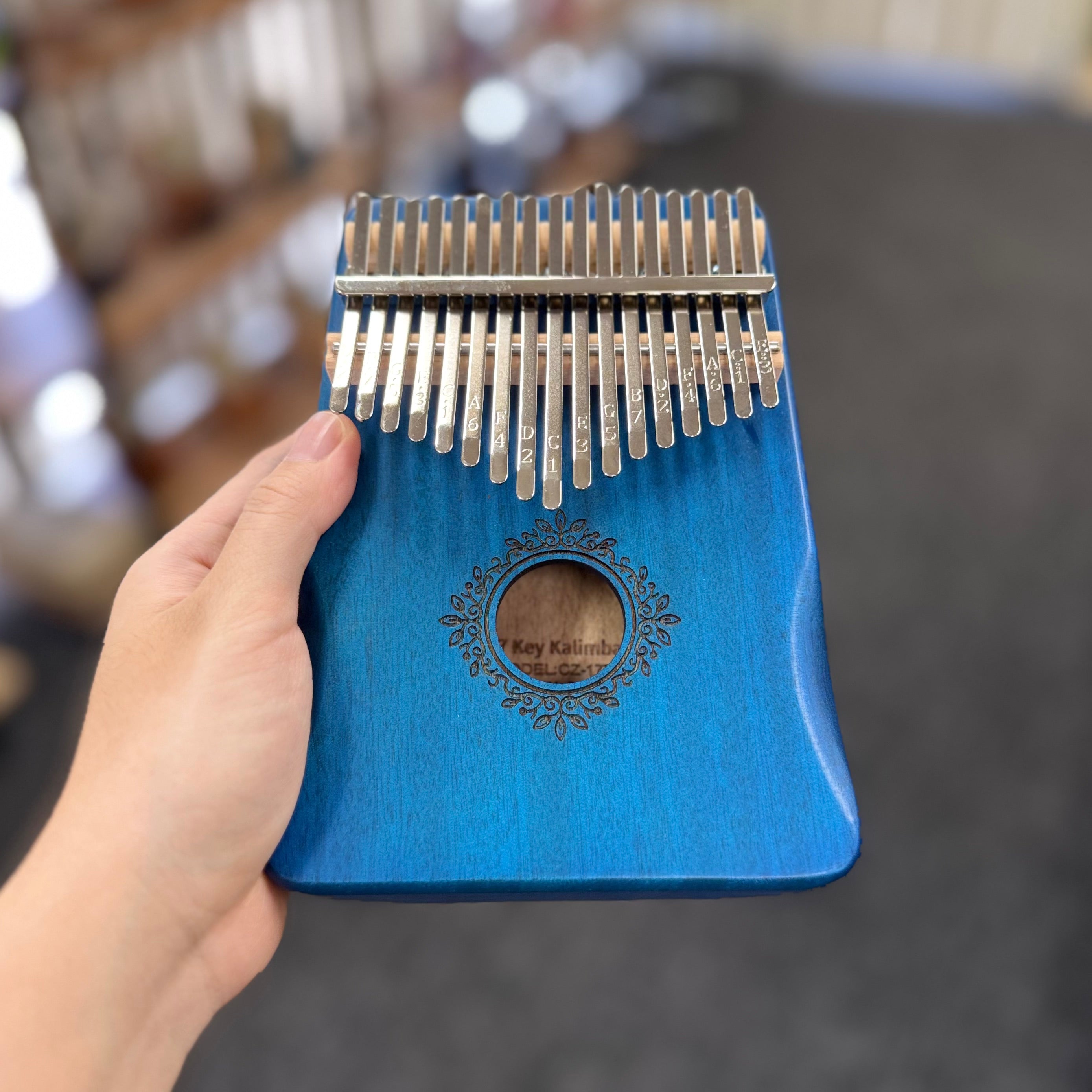 Buy Kalimba Australia 17 Key Classic Natural thumb piano beginner musical instrument sound healing relaxing mbira