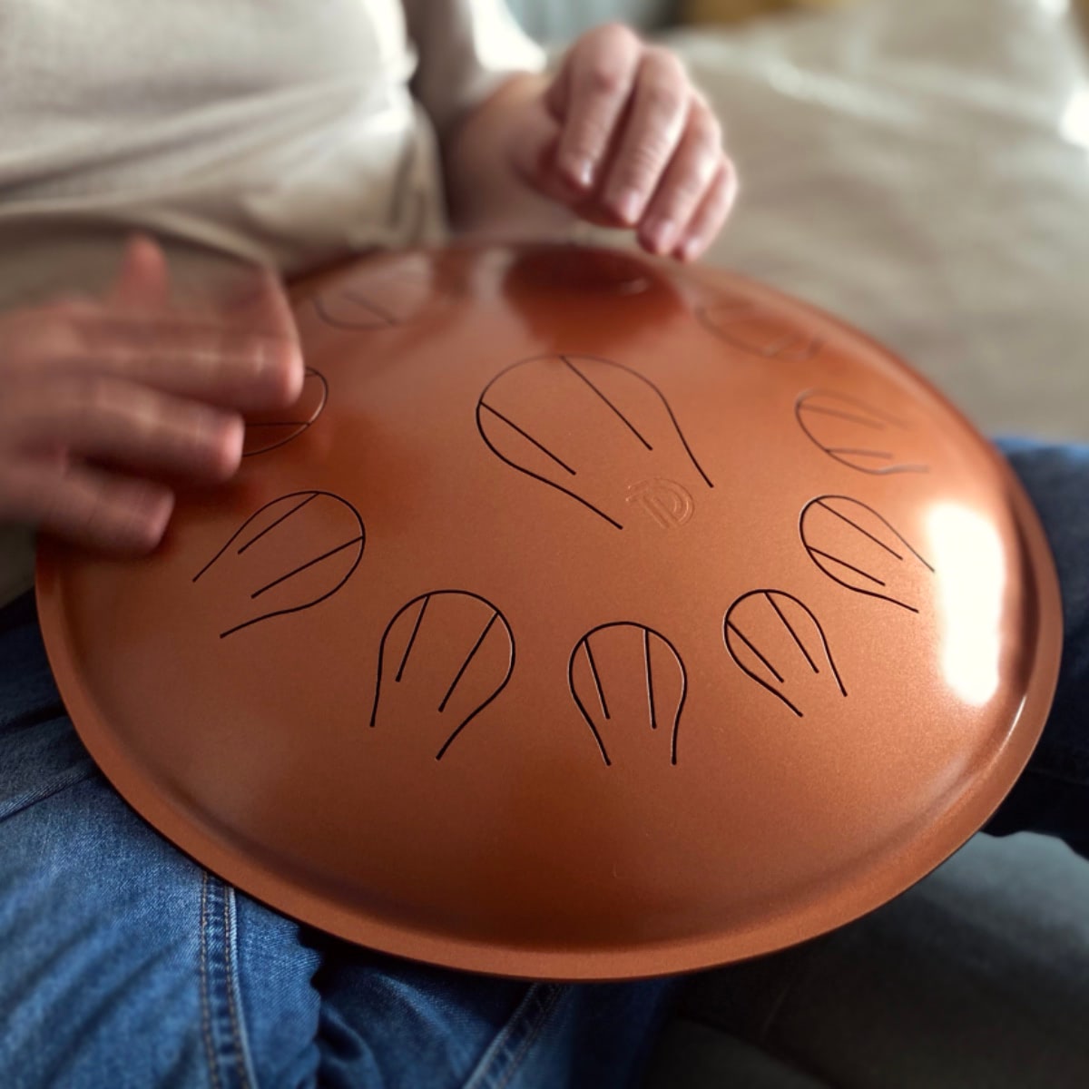 Tonedrum Handcrafted Saffron Steel Tongue Drum