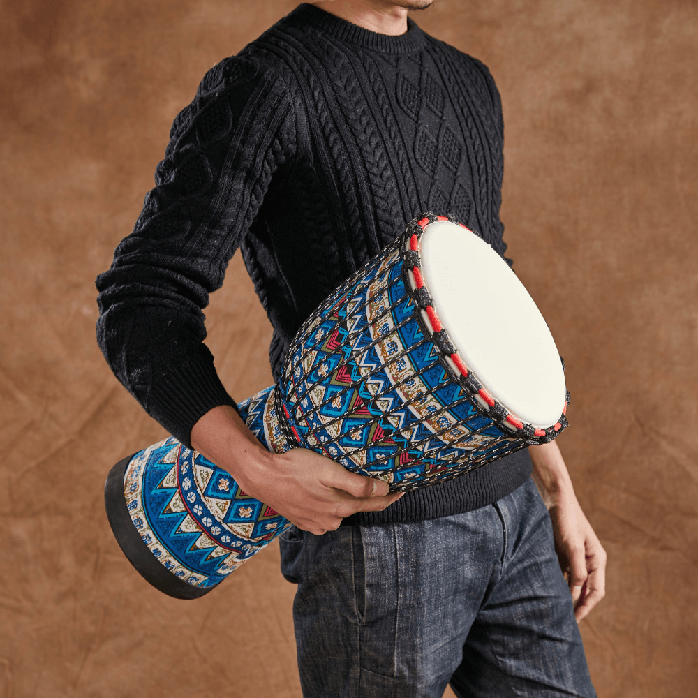 Djembe Natural Hide Head Traditional Rope 8" (2 Colours) africa drum