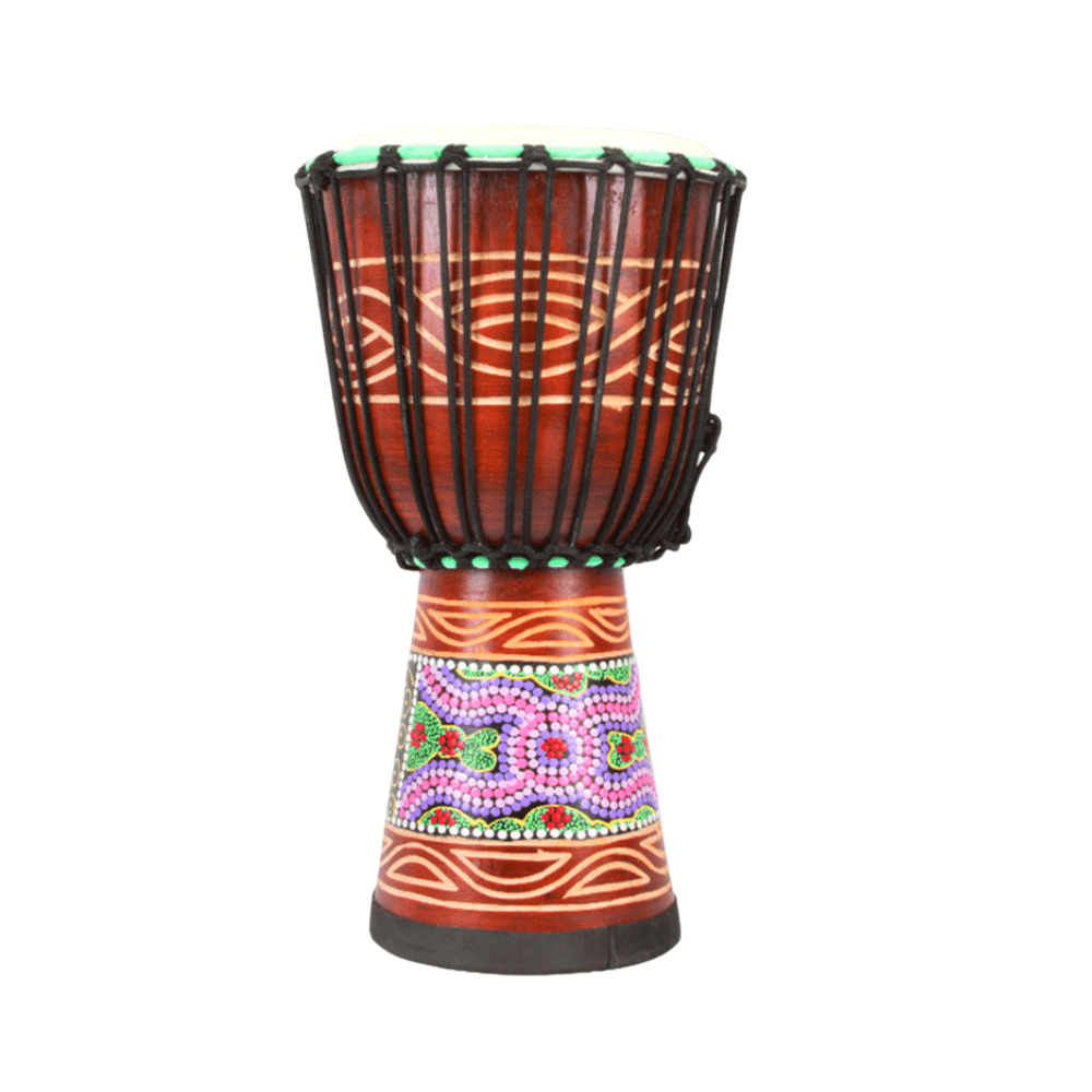 Djembe Natural Hide Head Traditional Rope 12" africa drum