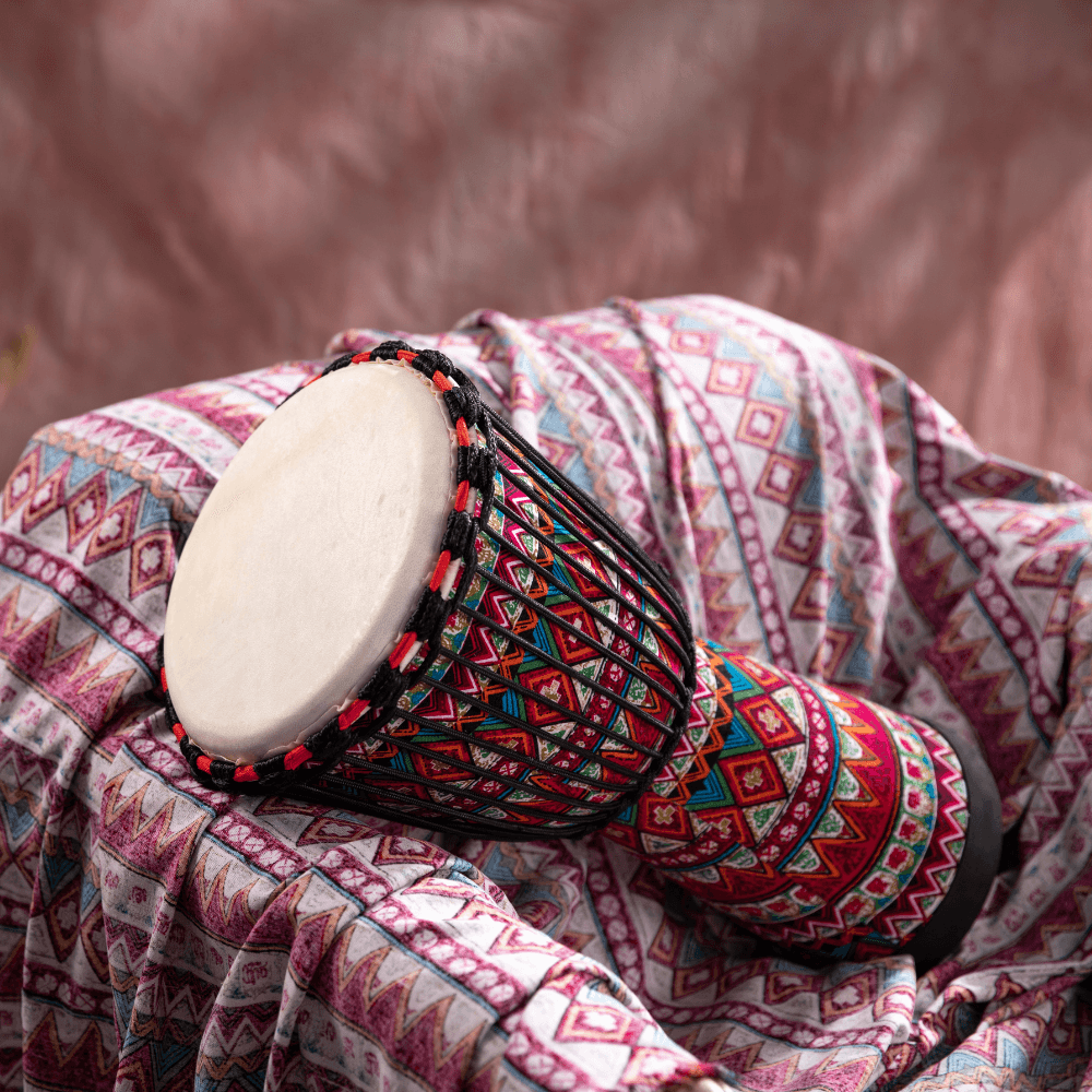 Djembe Natural Hide Head Traditional Rope 8" (2 Colours) africa drum