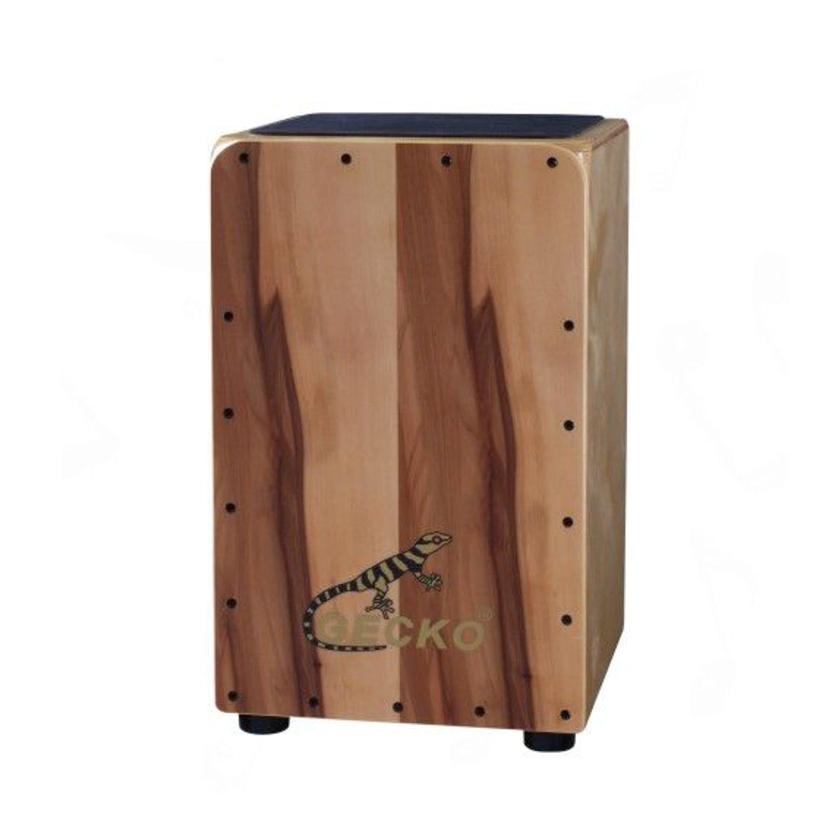 Gecko Cajon Drum applewood CL19AP w/Backpack Wooden Percussion Box, with Internal Guitar Strings