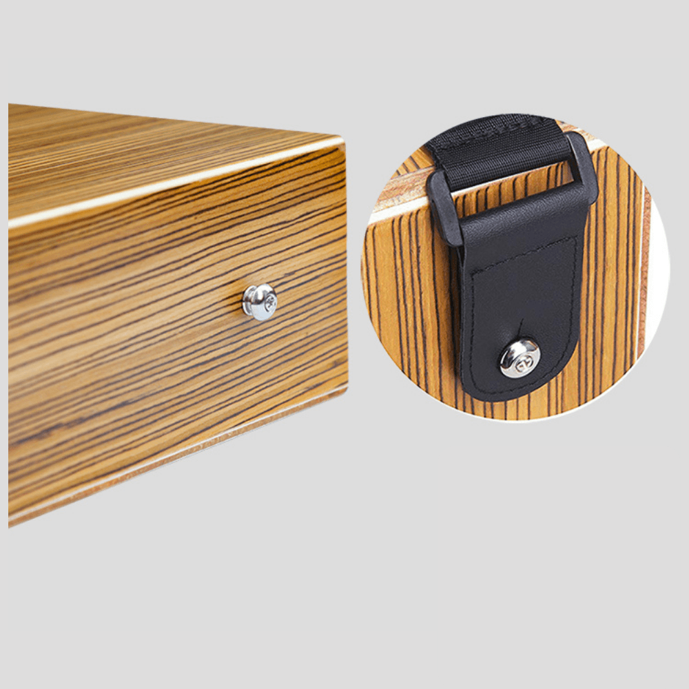 Cajon Gecko Traveling Drum Wood Percussion String Cajon w/Bag - little kalimba shop