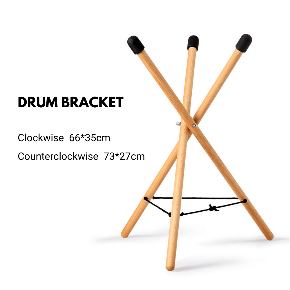 Drum Bracket Handpan Tongue Drum Stand Wooden Musical instrument accessories 