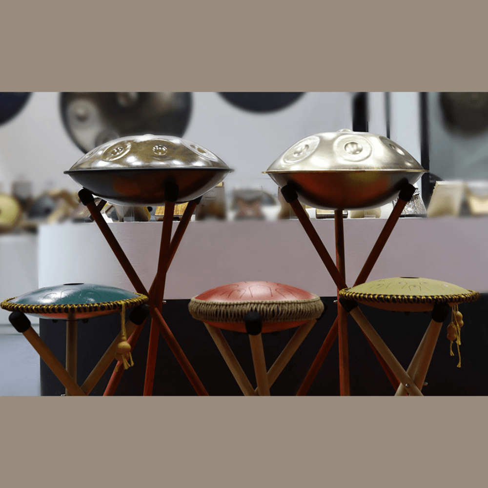 Drum Bracket Handpan Tongue Drum Stand Wooden Musical instrument accessories
