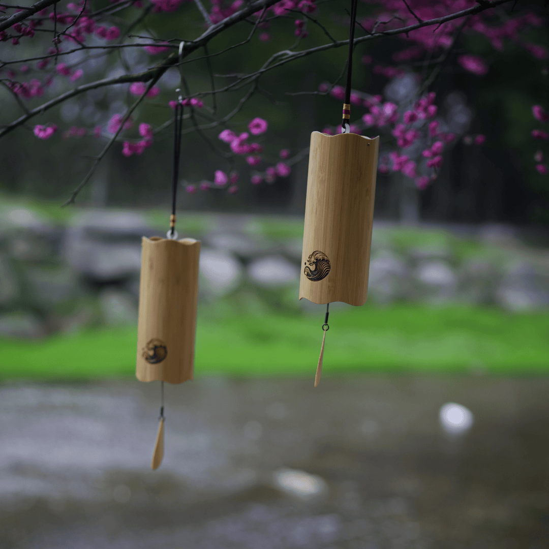 Hluru Bamboo Wind Chime – Wave Series in D Minor | Meditation & Relaxation Chimes