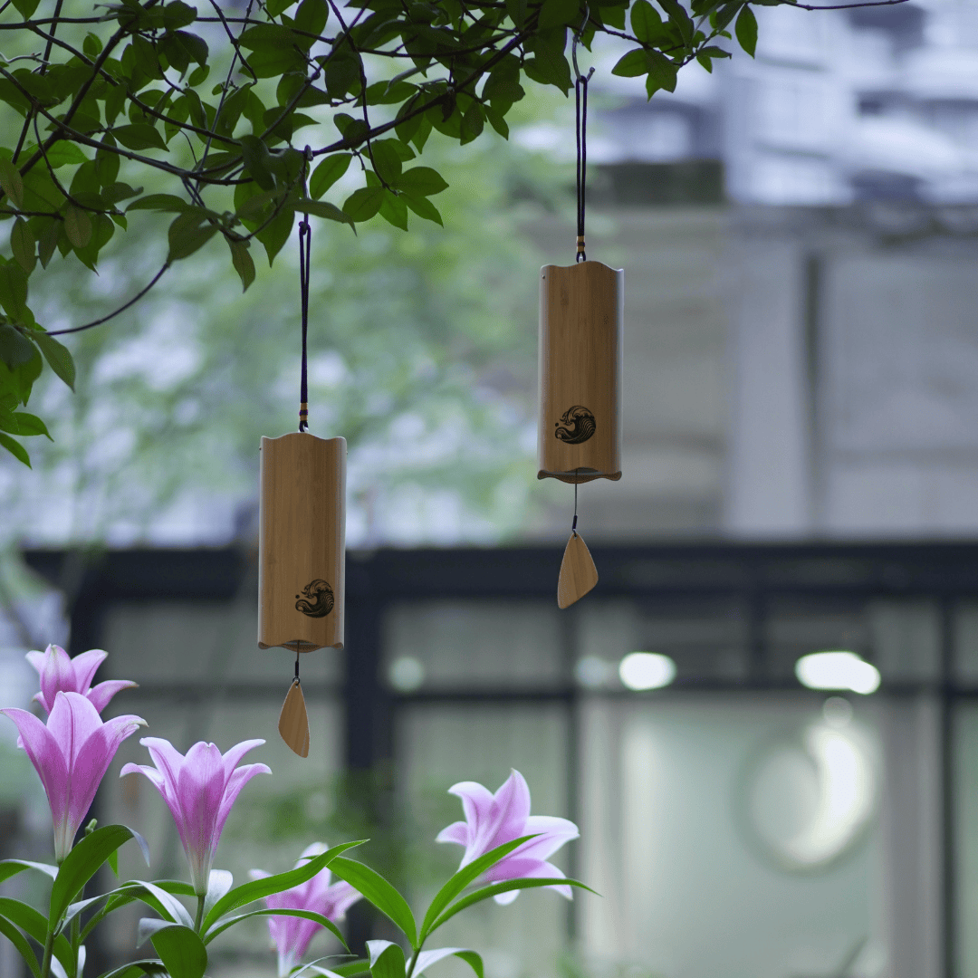 Hluru Bamboo Wind Chime – Wave Series in D Minor | Meditation & Relaxation Chimes