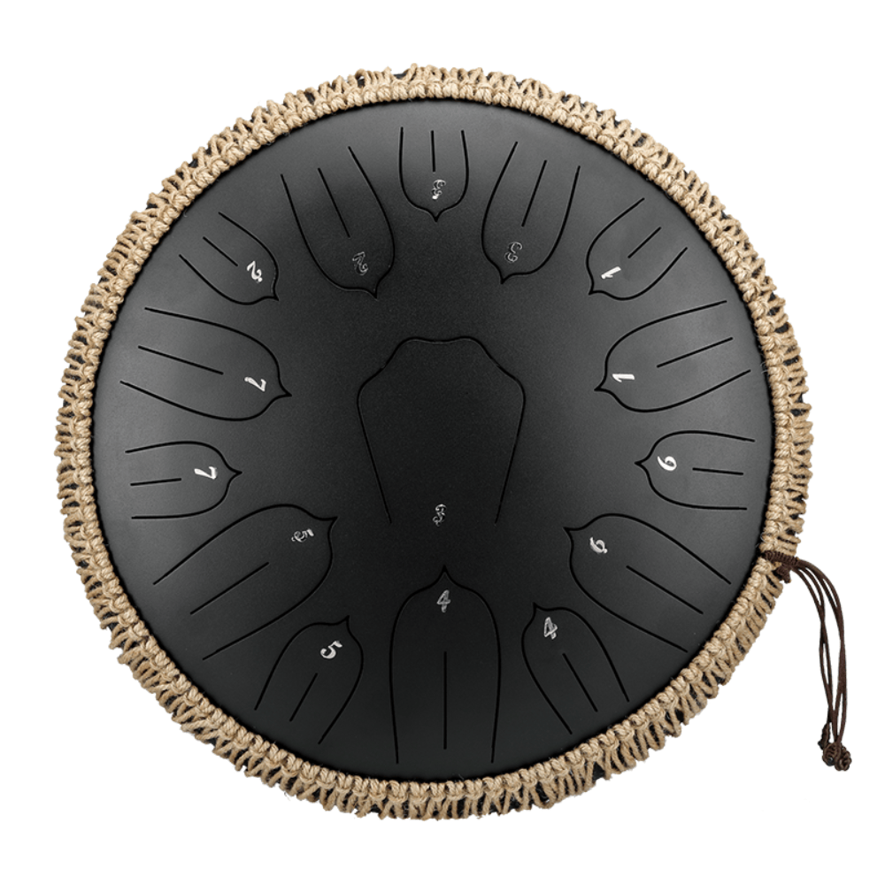 Steel Tongue Drum 13" 15-Note Lotus D Major
