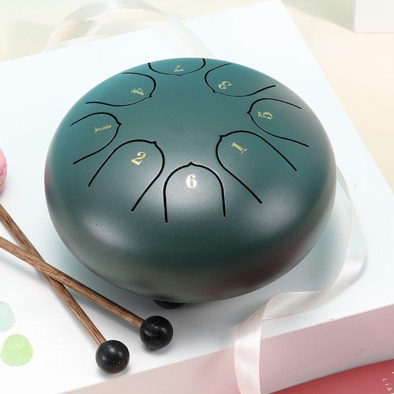 Hluru Steel Tongue Drum happy drum Mini 6" 8-Note C Major kid's drum Buy steel tongue drum Australia