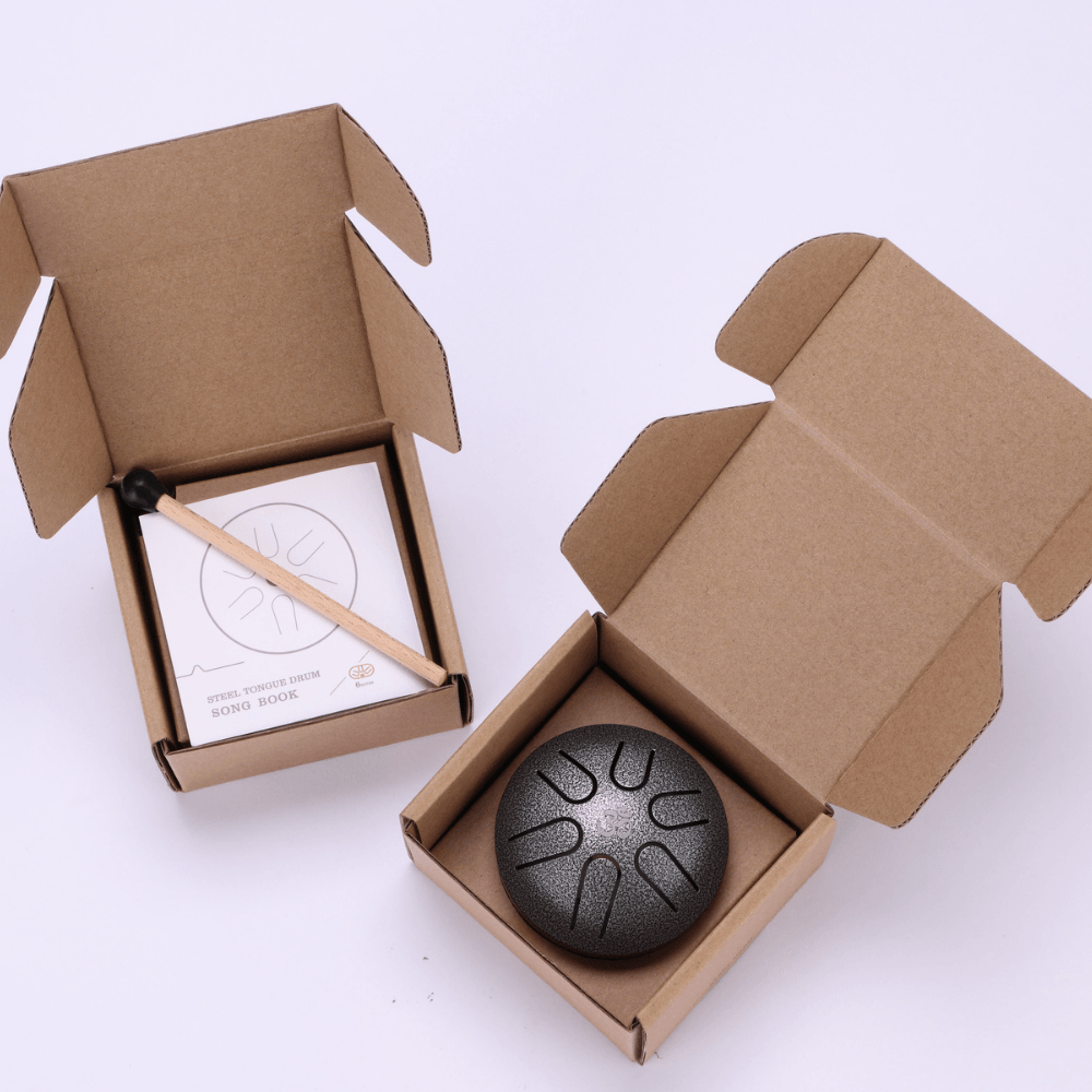 tank drum happy drum meditation sound healing musical therapy Hluru Super Mini Steel Tongue Drum 3" 6-Note Pentatonic buy tongue drum Australia