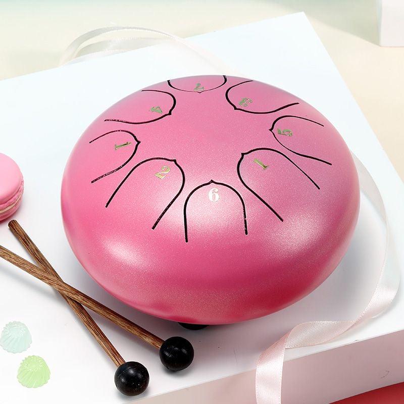 Hluru Steel Tongue Drum happy drum Mini 6" 8-Note C Major kid's drum Buy steel tongue drum Australia