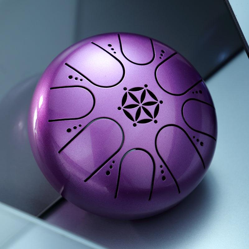 Hluru Steel Tongue Drum Mini 5" 8-Note C Major w/Bag (6 Colours) - Little Kalimba Shop