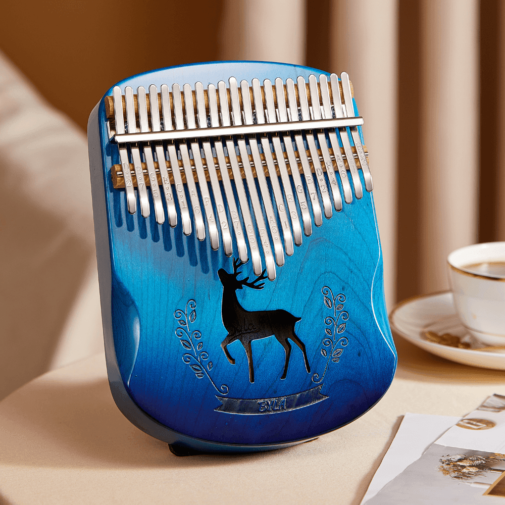 Kalimba musical instrument 17 Key maple Hollow-body thumb piano buy kalimba Australia - Little Kalimba Shop