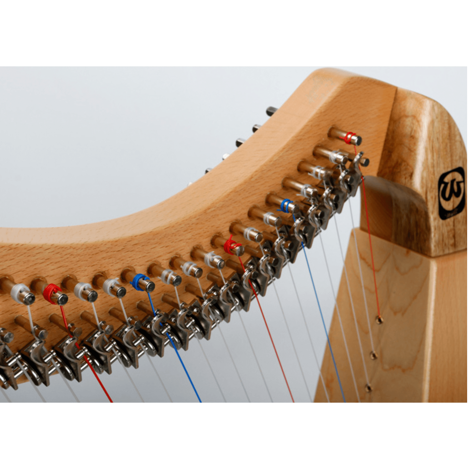 Lever Harp Premium Celtic Mini Pixie Harp Walter 19 String w/Bag - Little Kalimba Shop