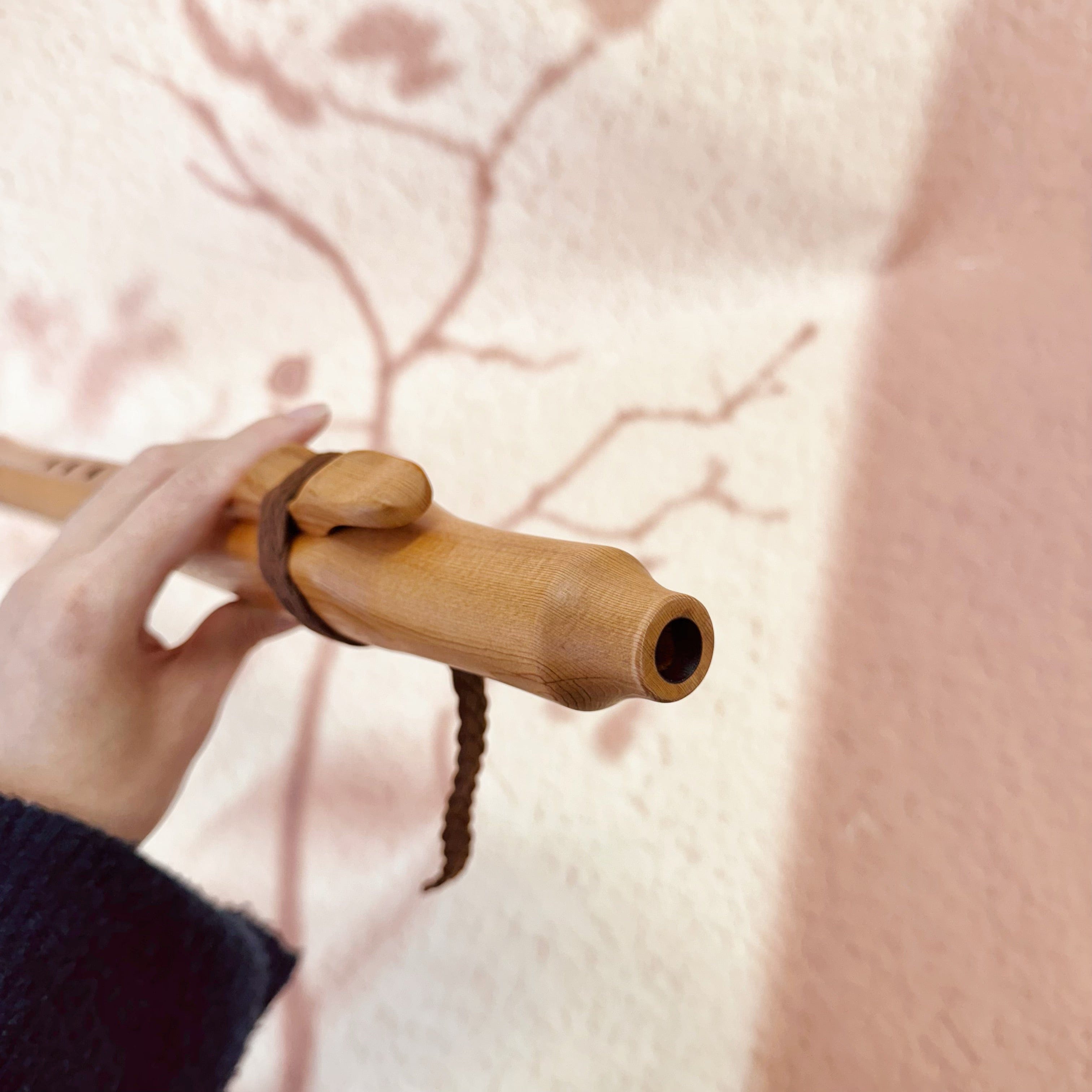 Handmade Native-style cedar flute in 432 Hz tuning, crafted in Queensland Australia from Western Red Cedar, available in G minor and A minor pentatonic scales