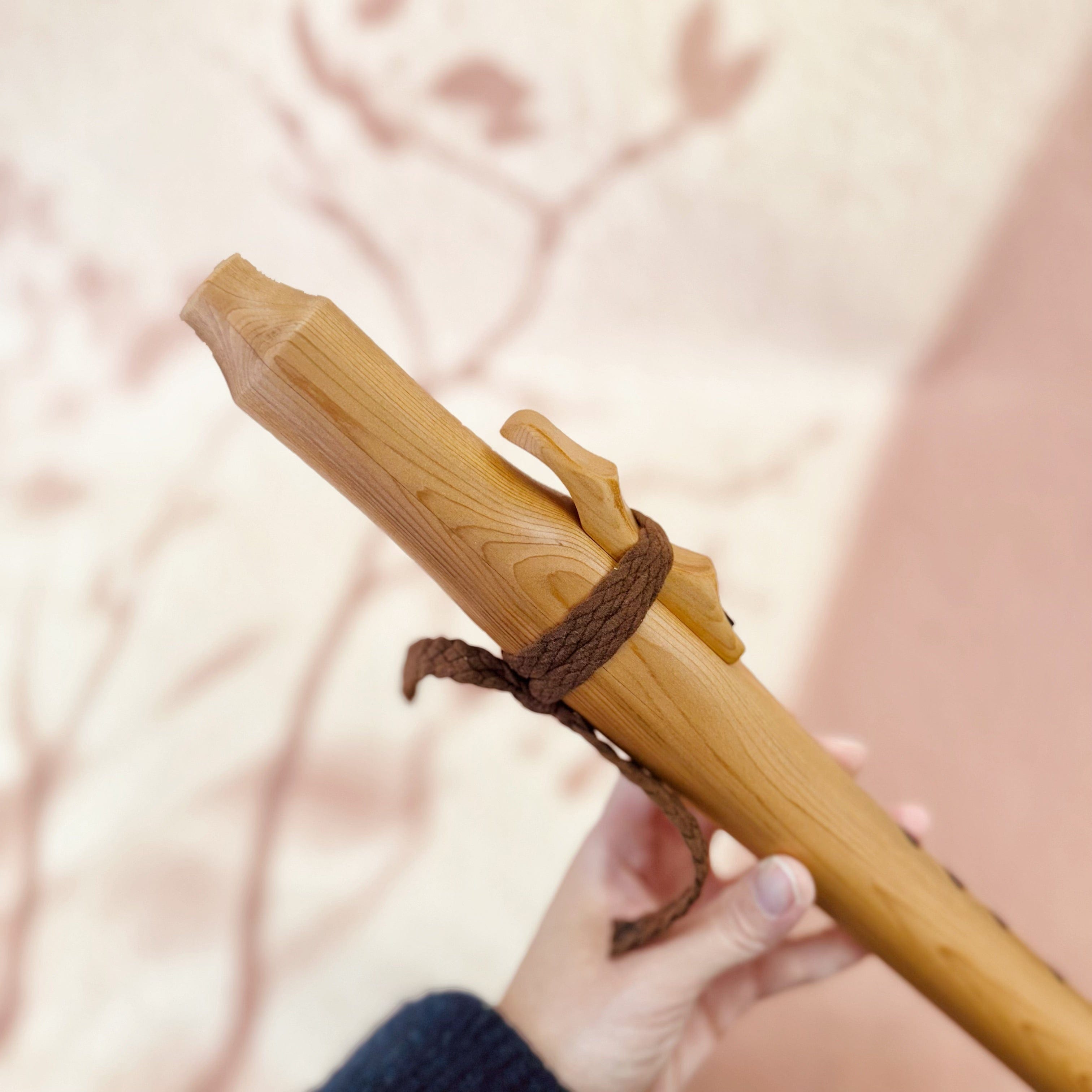 Handmade Native-style cedar flute in 432 Hz tuning, crafted in Queensland Australia from Western Red Cedar, available in G minor and A minor pentatonic scales