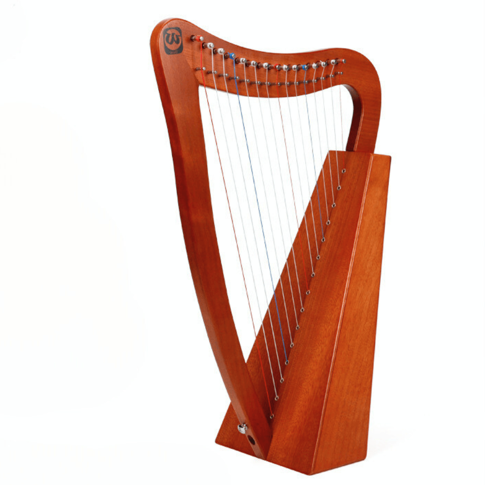 Pixie Harp Mini Walter Premium 15 String Mahogany w/Bag