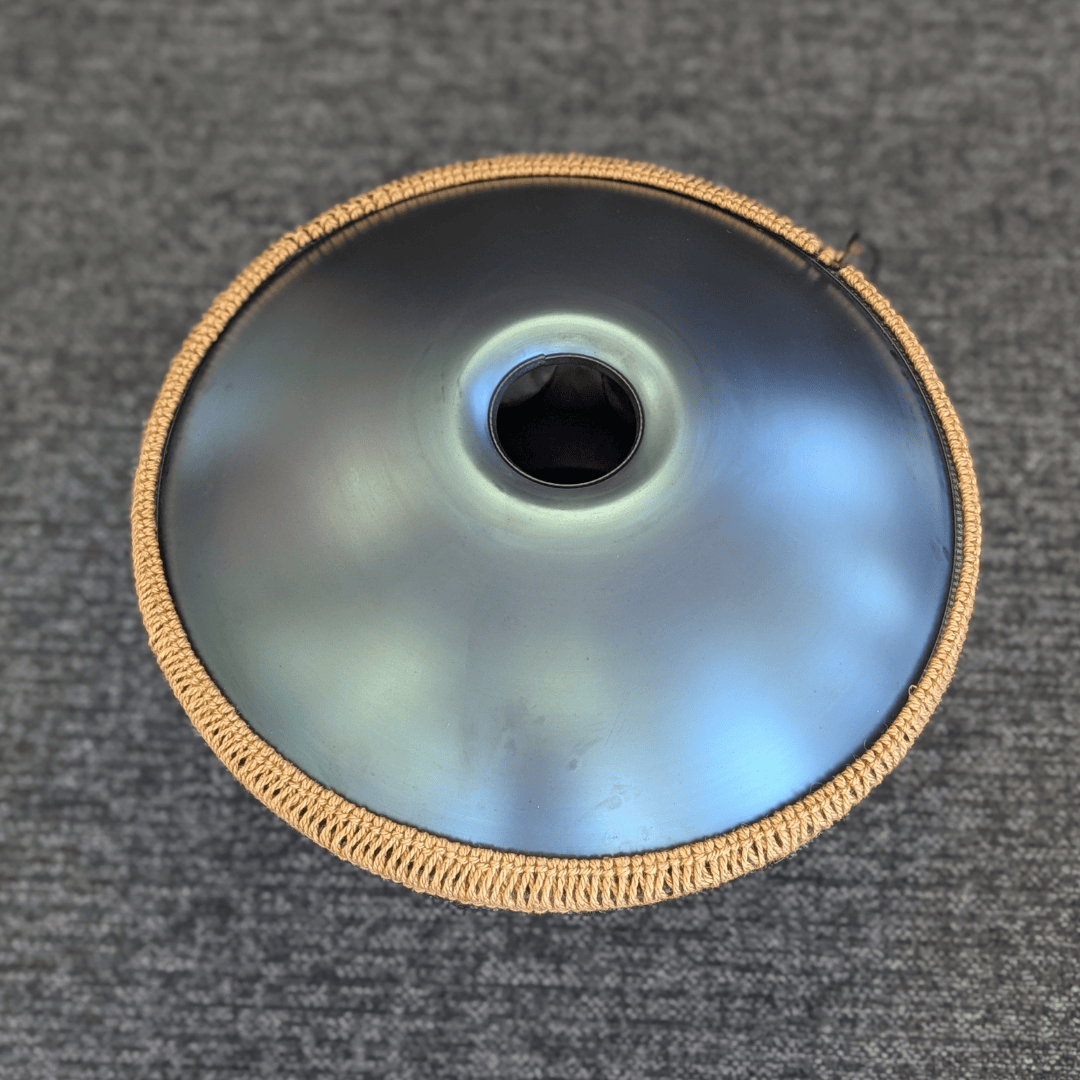 Riza Handpan 10-Note D Kurd Beginner Blue 55cm