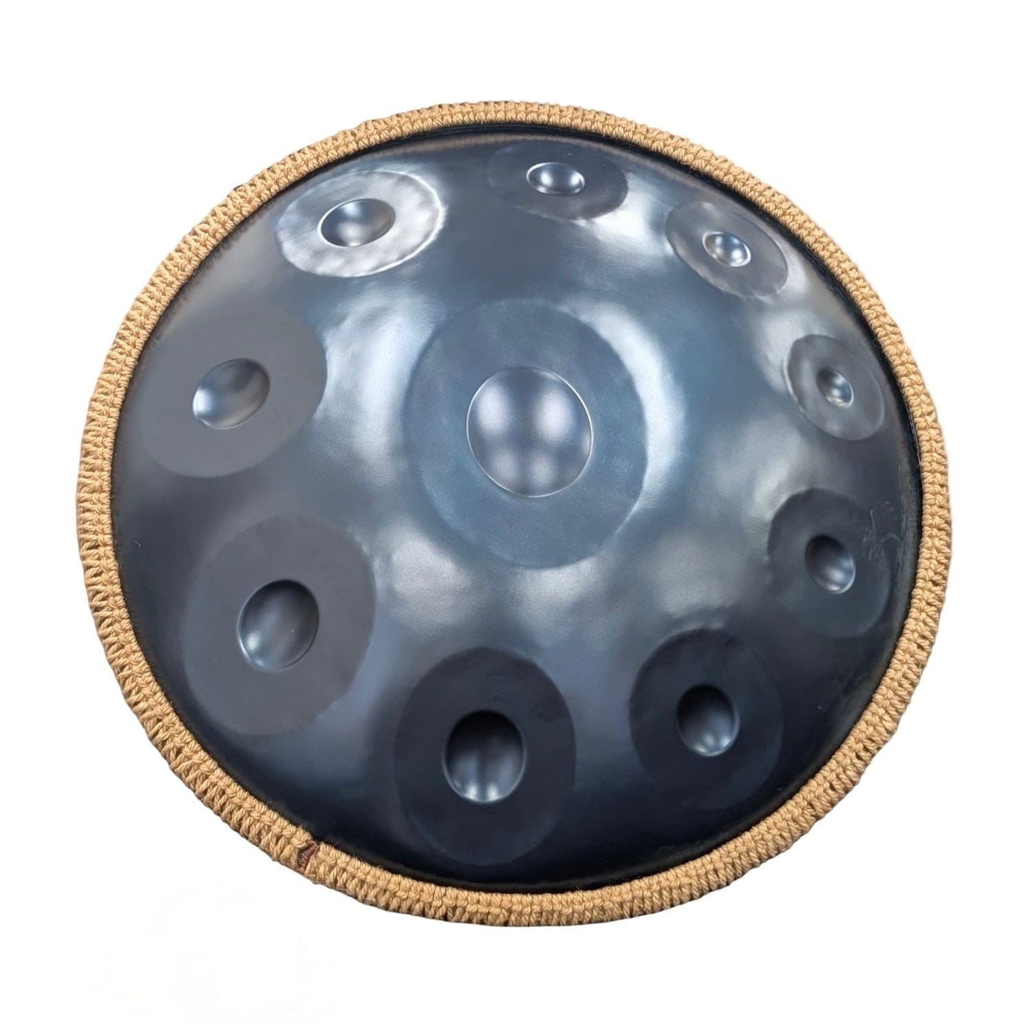 Riza Handpan 10-Note D Kurd Beginner Blue 55cm