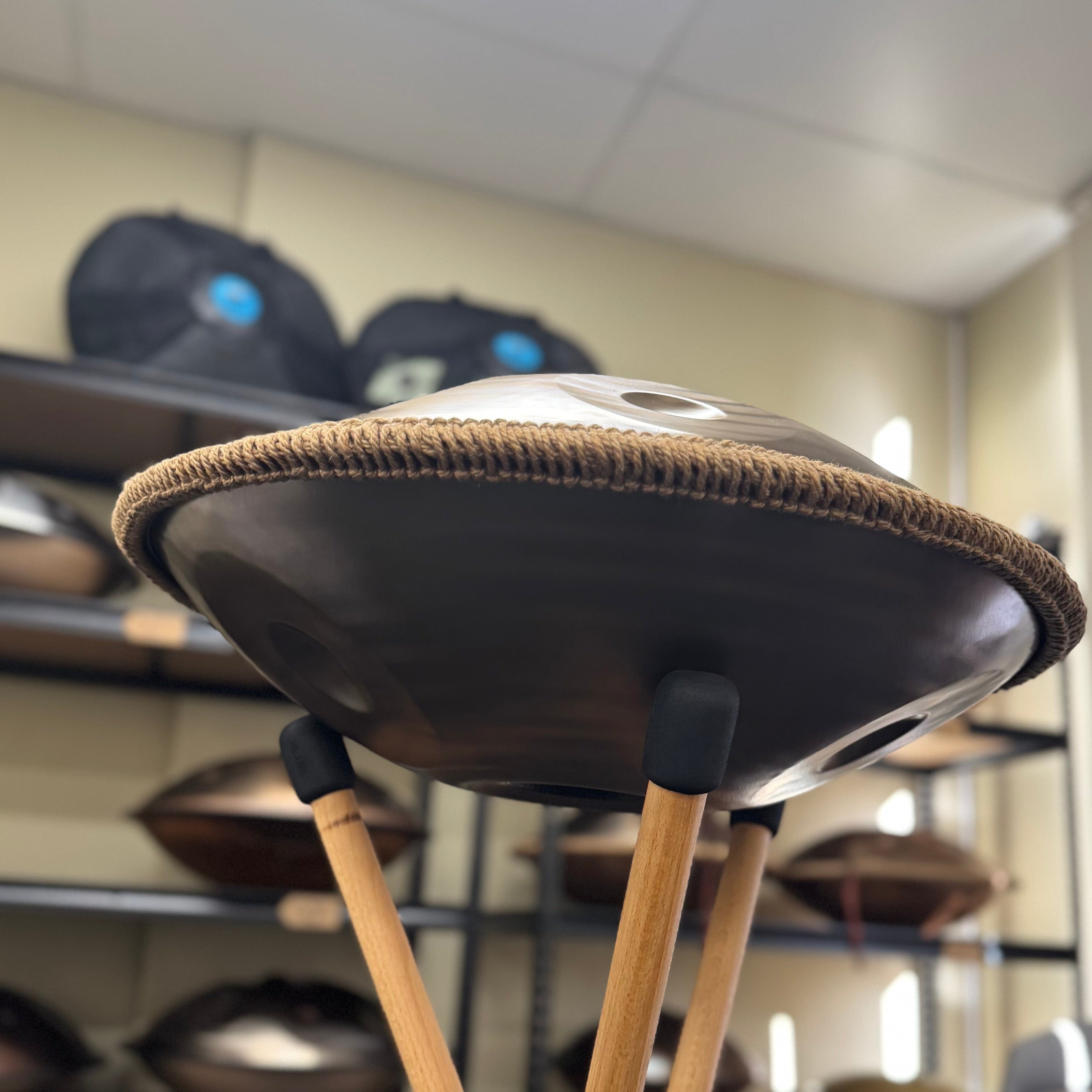 Riza Handpan 14-Note D Kurd Beginner Gold 432hz 55cm