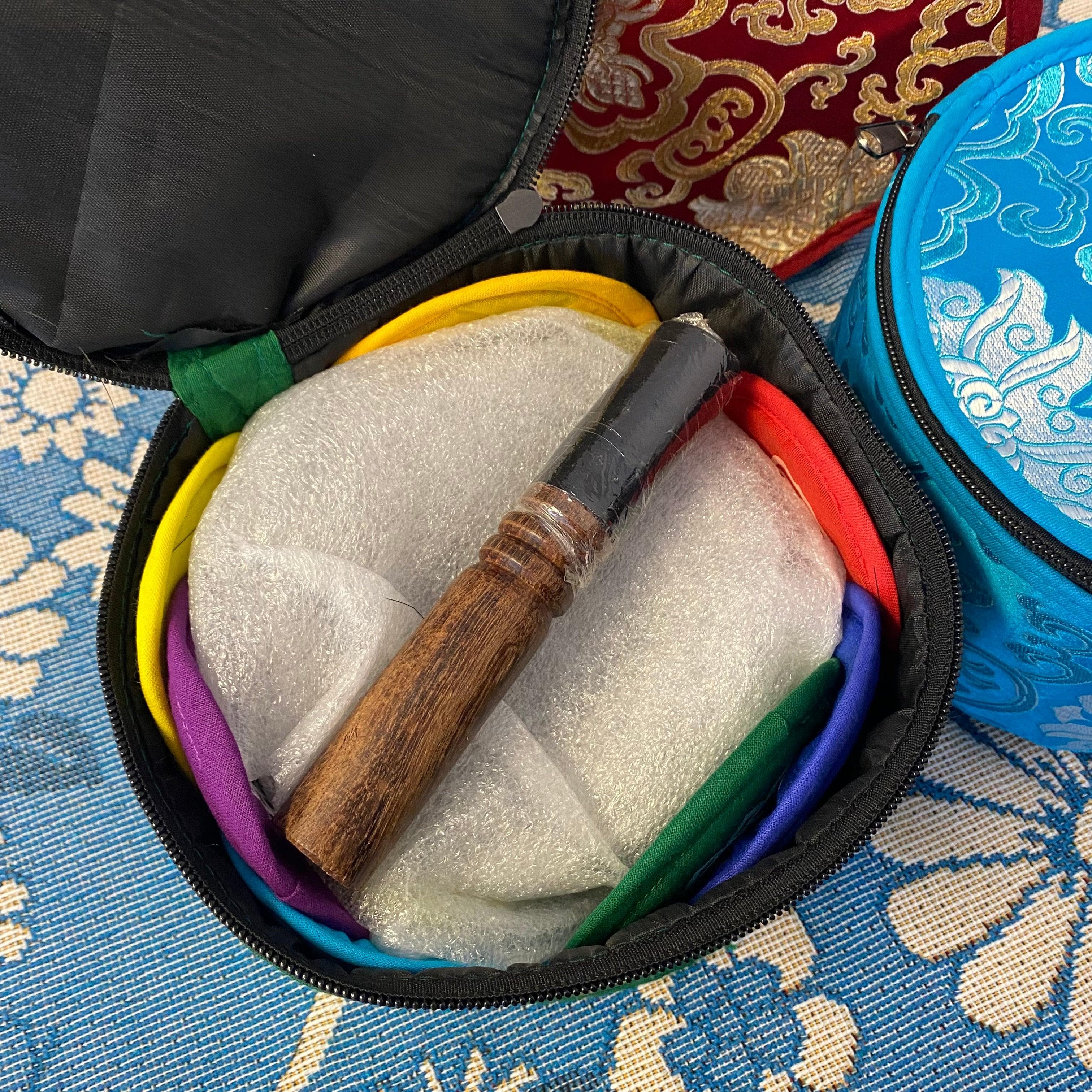 Tibetan Singing Bowl Nepal Handmade 7 Chakras Set - Little Kalimba Shop