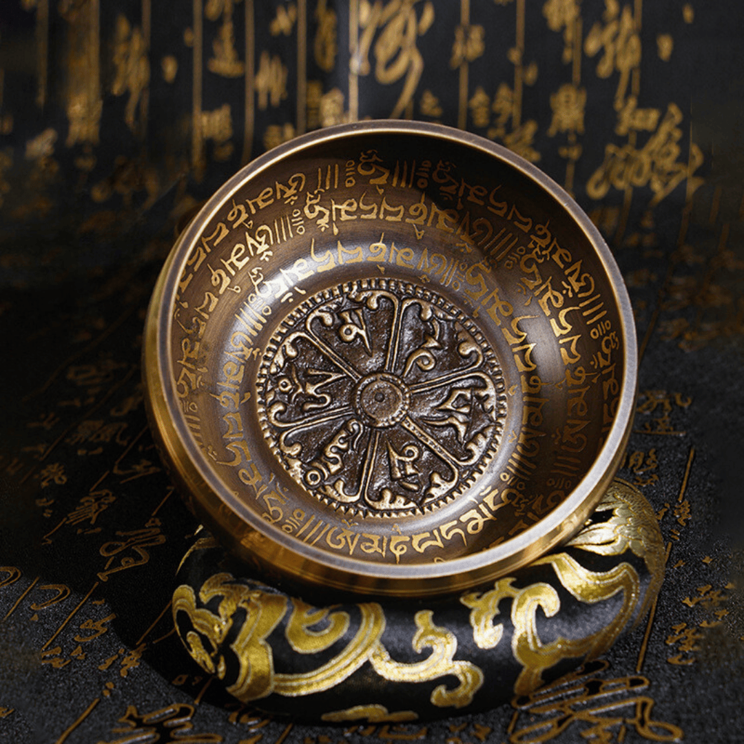 Tibetan Singing Bowl Nepal Handmade Meditation 12cm