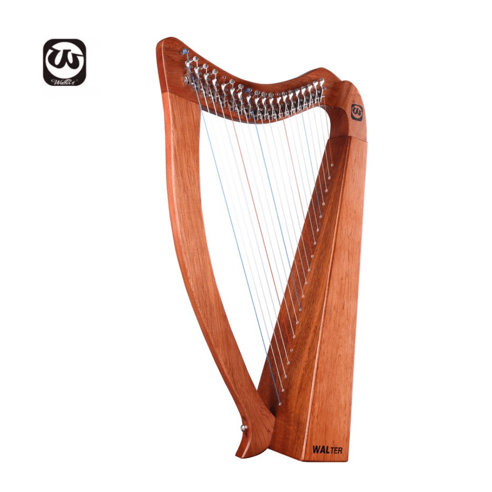 Lever Harp Premium Celtic Mini Pixie Harp Walter 19 String w/Bag - Little Kalimba Shop