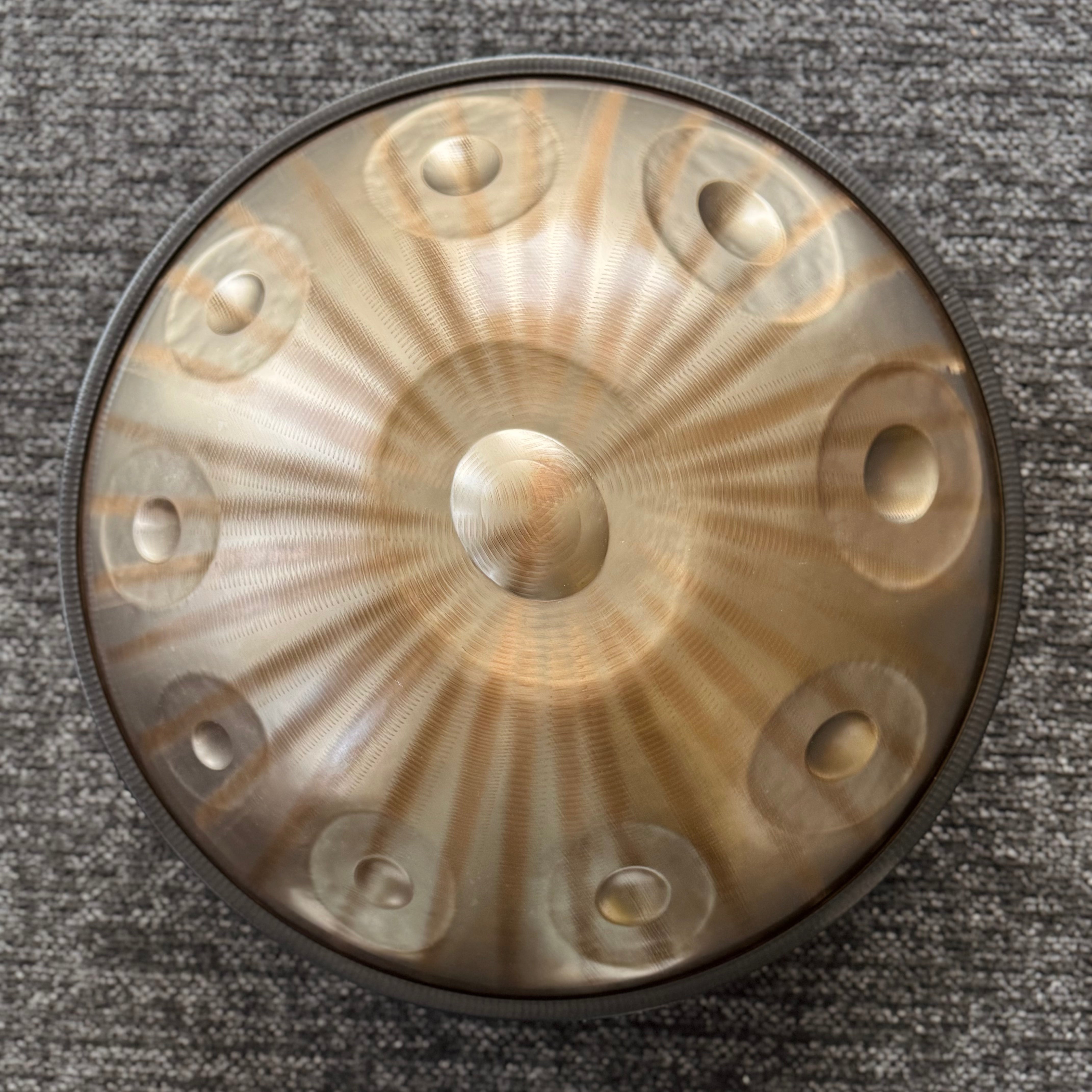 Yula Handpan 10-Note D Kurd Premium 432Hz 55cm