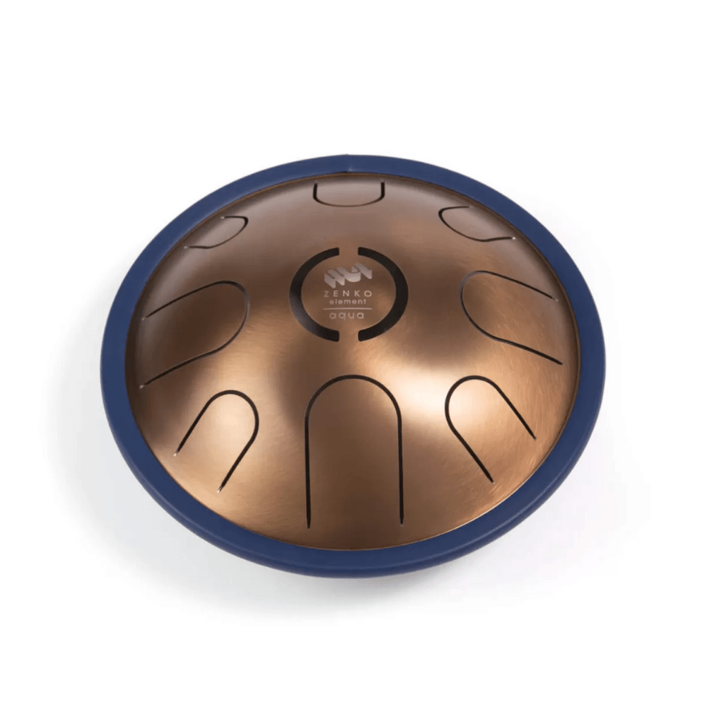 Steel Tongue Drum ZENKO ELEMENT Aqua 432hz 8 Note music therapy sound healing meditation