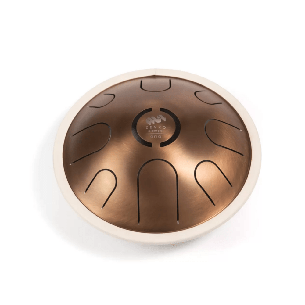 Steel Tongue Drum ZENKO ELEMENT Aria 432hz 8 Note musical therapy sound healing meditation
