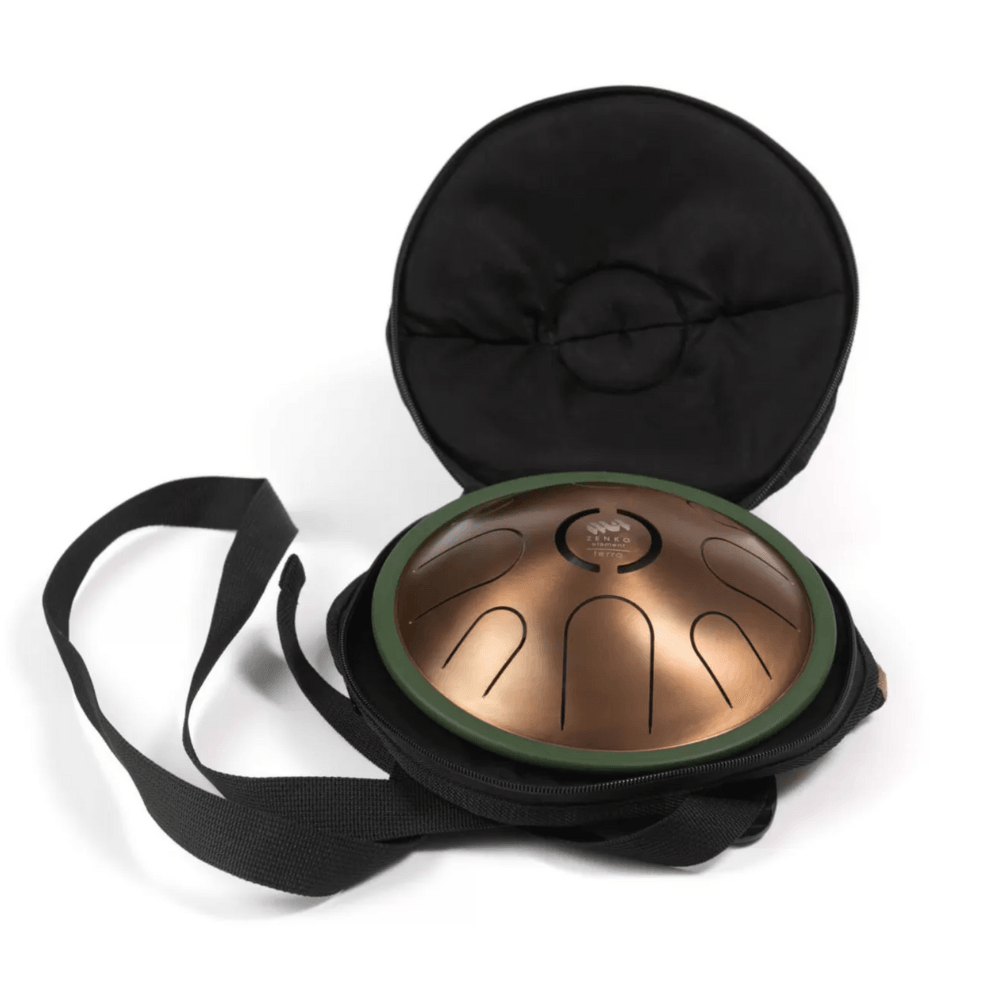 Steel Tongue Drum ZENKO ELEMENT TERRA 432hz 8 Note - Little Kalimba Shop